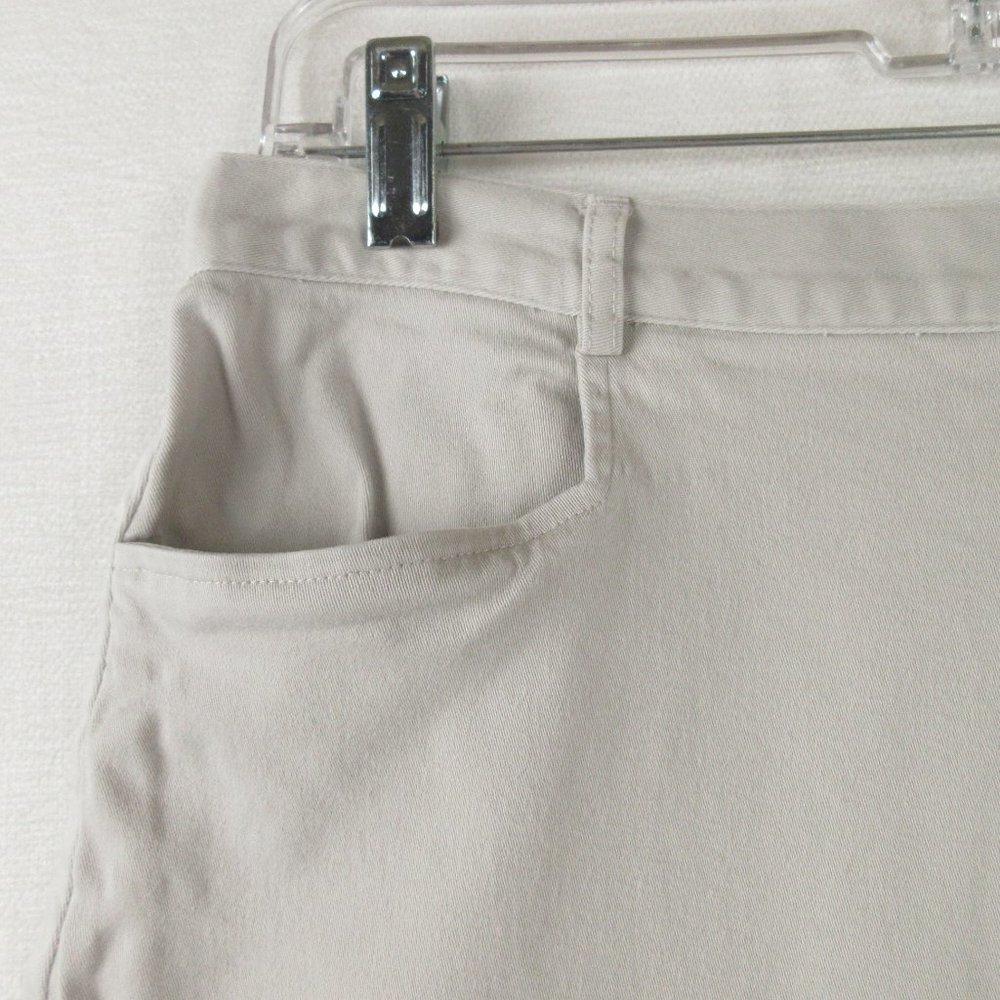 Westbound Classic Maxi Khaki Skirt Size 8 Kick Vent - Picture 3 of 12